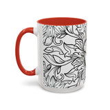 Heart Scan Accent Coffee Mug (15oz)