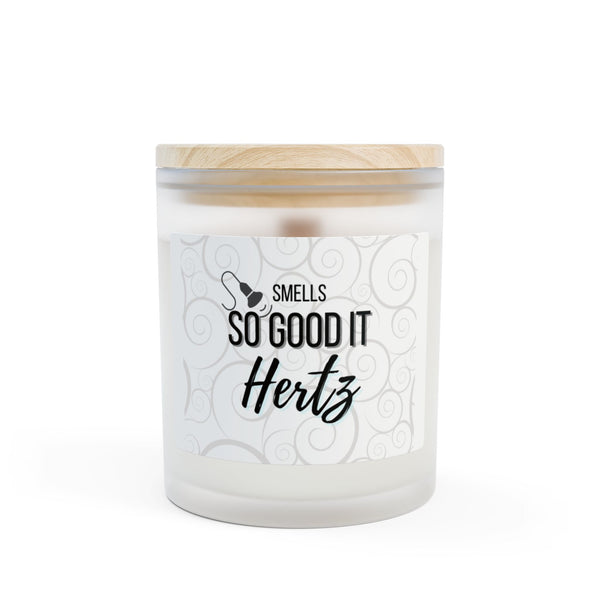 Smells So Good It Hertz™ - Frosted Glass Candle, 11oz