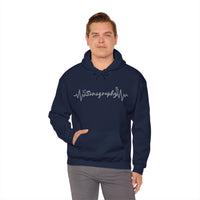 Sonography EKG Probe/Heart Unisex Heavy Blend™ Hooded Sweatshirt