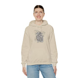 Anatomical Heart Chambers Unisex Heavy Blend™ Hooded Sweatshirt