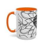 Sonographer Heart Accent Coffee Mug (11, 15oz)