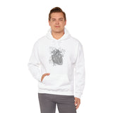 Anatomical Heart Chambers Unisex Heavy Blend™ Hooded Sweatshirt