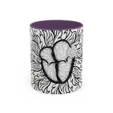 Heart Scan Accent Coffee Mug (15oz)