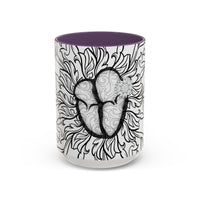 Heart Scan Accent Coffee Mug (15oz)