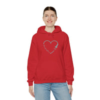 Sonographer Heart Unisex Heavy Blend™ Hooded Sweatshirt