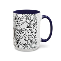 Heart Scan Accent Coffee Mug (15oz)