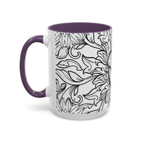Heart Scan Accent Coffee Mug (15oz)