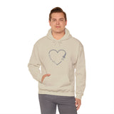 Sonographer Heart Unisex Heavy Blend™ Hooded Sweatshirt