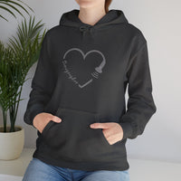 Sonographer Heart Unisex Heavy Blend™ Hooded Sweatshirt