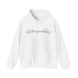 Sonography EKG Probe/Heart Unisex Heavy Blend™ Hooded Sweatshirt