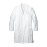 Sonographer Heart Wink® Women’s Long Lab Coat (Embroidery)