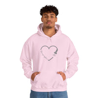 Sonographer Heart Unisex Heavy Blend™ Hooded Sweatshirt