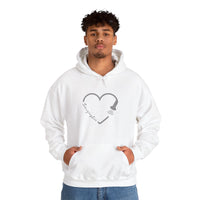 Sonographer Heart Unisex Heavy Blend™ Hooded Sweatshirt