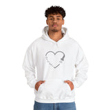 Sonographer Heart Unisex Heavy Blend™ Hooded Sweatshirt