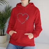 Sonographer Heart Unisex Heavy Blend™ Hooded Sweatshirt