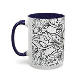 Heart Scan Accent Coffee Mug (15oz)