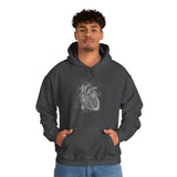 Anatomical Heart Chambers Unisex Heavy Blend™ Hooded Sweatshirt