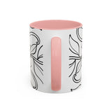 Sonographer Heart Accent Coffee Mug (11, 15oz)