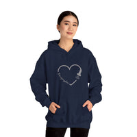 Sonographer Heart Unisex Heavy Blend™ Hooded Sweatshirt