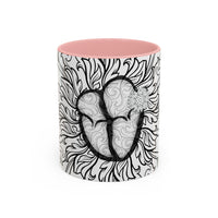 Heart Scan Accent Coffee Mug (15oz)