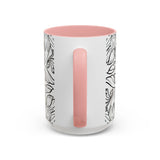 Heart Scan Accent Coffee Mug (15oz)