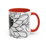 Sonographer Heart Accent Coffee Mug (11, 15oz)