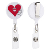 Echomoji™ Heart Probe Badge Reel