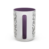 Heart Scan Accent Coffee Mug (15oz)