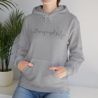 Sonography EKG Probe/Heart Unisex Heavy Blend™ Hooded Sweatshirt