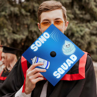 Sono Squad Grad Graduation Cap Topper