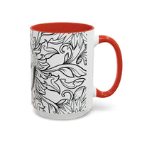 Heart Scan Accent Coffee Mug (15oz)