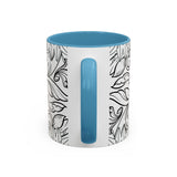 Heart Scan Accent Coffee Mug (15oz)