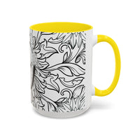 Heart Scan Accent Coffee Mug (15oz)