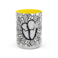 Heart Scan Accent Coffee Mug (15oz)