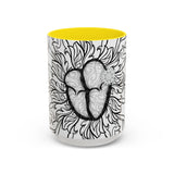 Heart Scan Accent Coffee Mug (15oz)