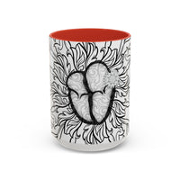 Heart Scan Accent Coffee Mug (15oz)