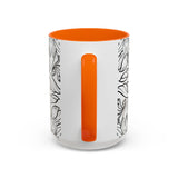 Heart Scan Accent Coffee Mug (15oz)