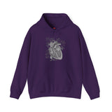 Anatomical Heart Chambers Unisex Heavy Blend™ Hooded Sweatshirt