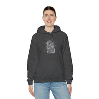 Anatomical Heart Chambers Unisex Heavy Blend™ Hooded Sweatshirt