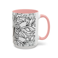 Heart Scan Accent Coffee Mug (15oz)