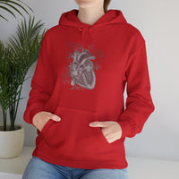 Anatomical Heart Chambers Unisex Heavy Blend™ Hooded Sweatshirt