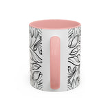 Heart Scan Accent Coffee Mug (15oz)