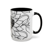 Sonographer Heart Accent Coffee Mug (11, 15oz)