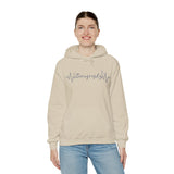 Sonography EKG Probe/Heart Unisex Heavy Blend™ Hooded Sweatshirt