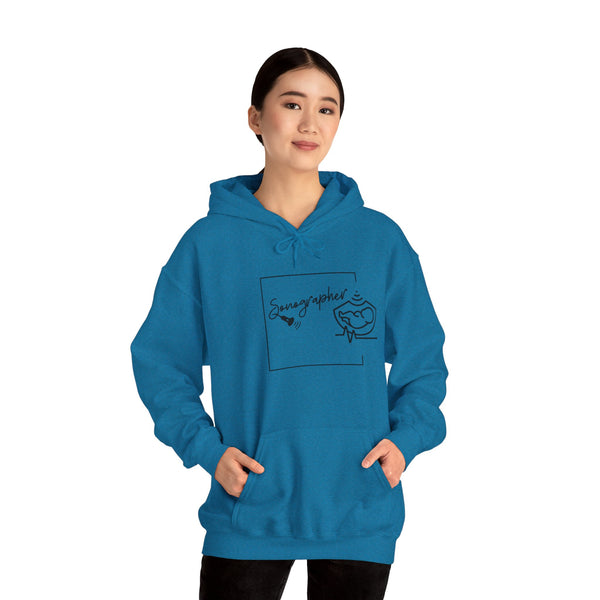 Sonographer Square Unisex Heavy Blend™ Hooded Sweatshirt