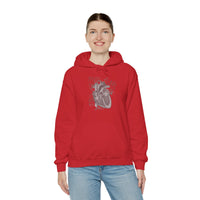 Anatomical Heart Chambers Unisex Heavy Blend™ Hooded Sweatshirt