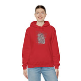 Anatomical Heart Chambers Unisex Heavy Blend™ Hooded Sweatshirt