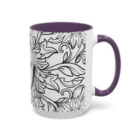 Heart Scan Accent Coffee Mug (15oz)