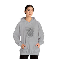 Anatomical Heart Chambers Unisex Heavy Blend™ Hooded Sweatshirt