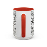 Heart Scan Accent Coffee Mug (15oz)